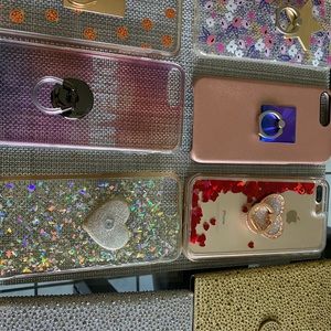 iPhone 7 Plus 32gb unlocked with assorted cases